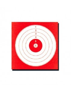 Cible de tir rouge
