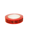 Ruban adhésif rouge "scellé ne pas ouvrir"