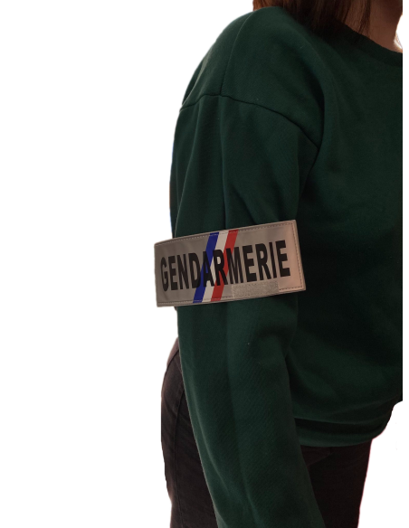 brassard gendarmerie porté au bras droit