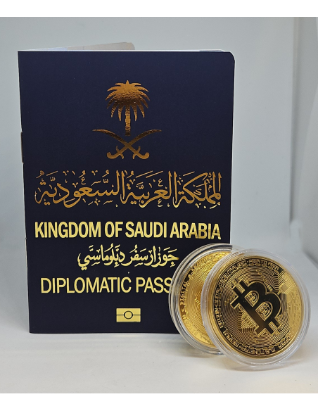 Passeport diplomatique d'Arabie Saoudite (bleu)