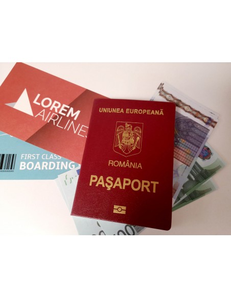 Faux passeport de Roumanie (roumain)