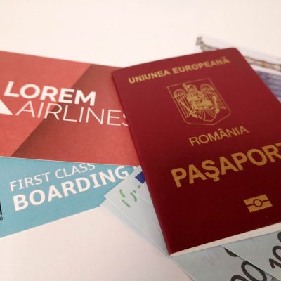 Faux passeport de Roumanie (roumain)