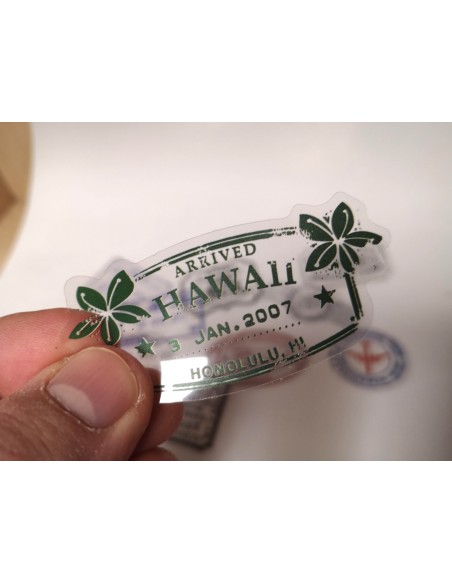 Tampons stickers pour passeport