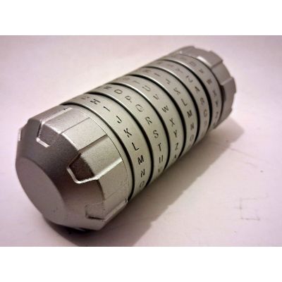Space Cryptex argente, vue trois quarts