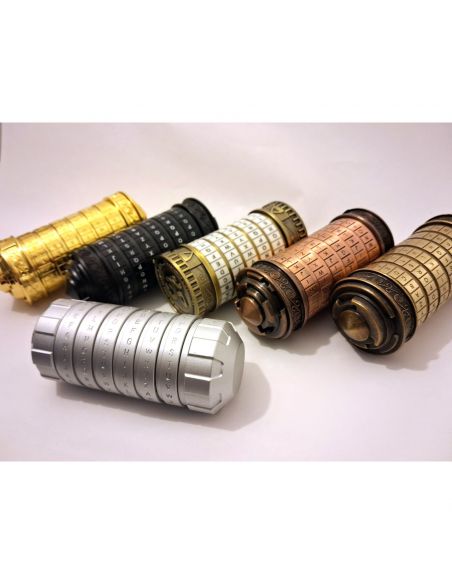 Les six modeles de cryptex de la gamme cote a cote